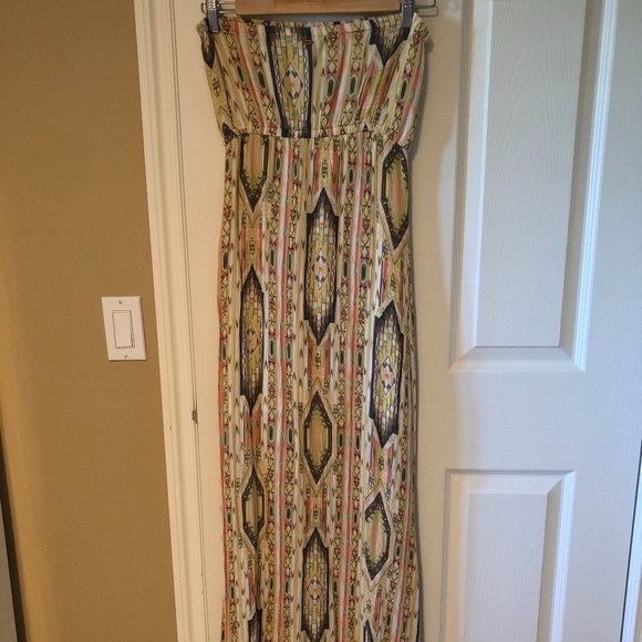 O'NEILL Ikat Patterned MAXI Dress, Size XS/S - Picture 1 of 4